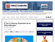 Tablet Screenshot of linked2leadership.com